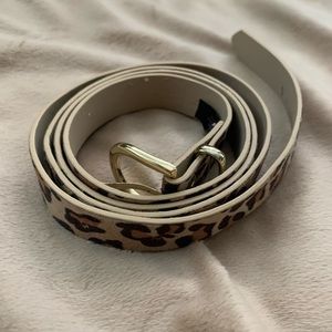 Cheetah-print belt